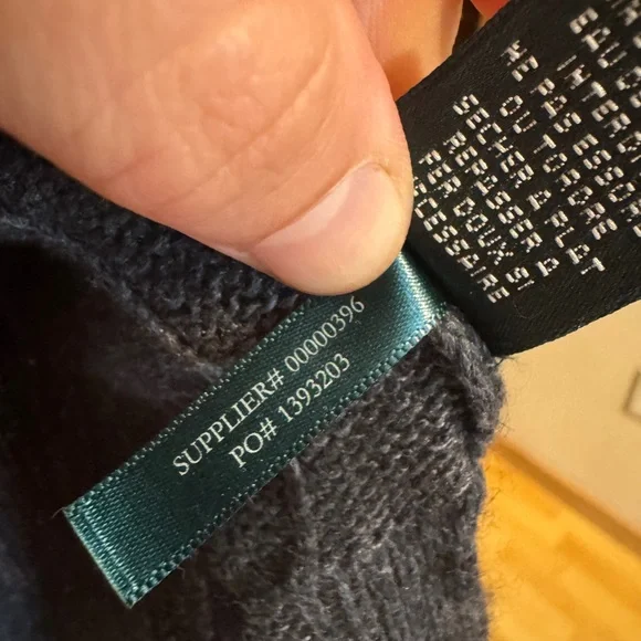 Lauren by Ralph Lauren Gray Cable Knit Turtleneck Sweater - Picture 6 of 6